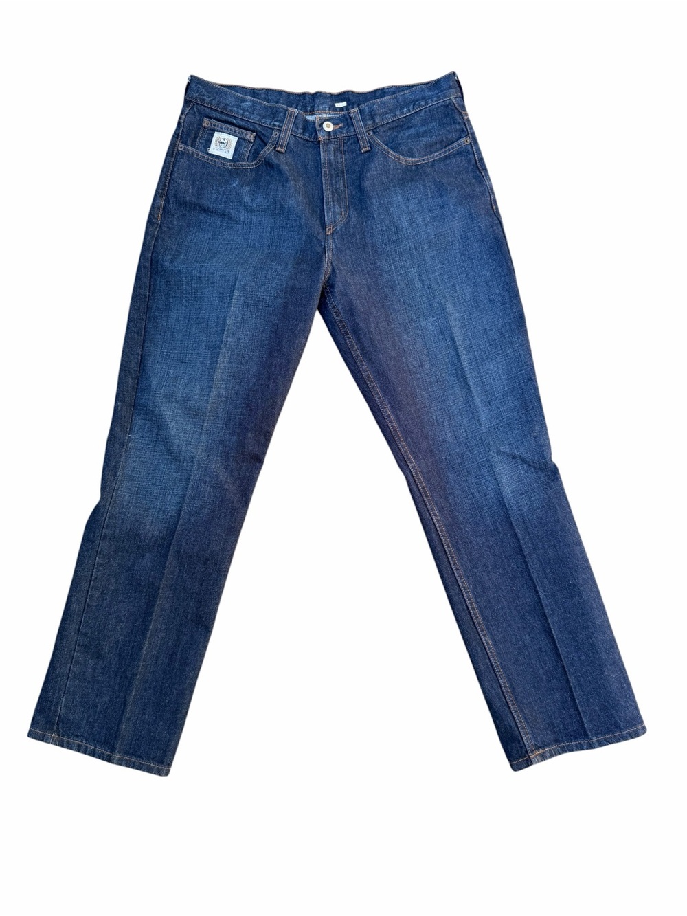 Cinch Men's 34x30 Dark Blue Straight Leg Jeans Work Denim